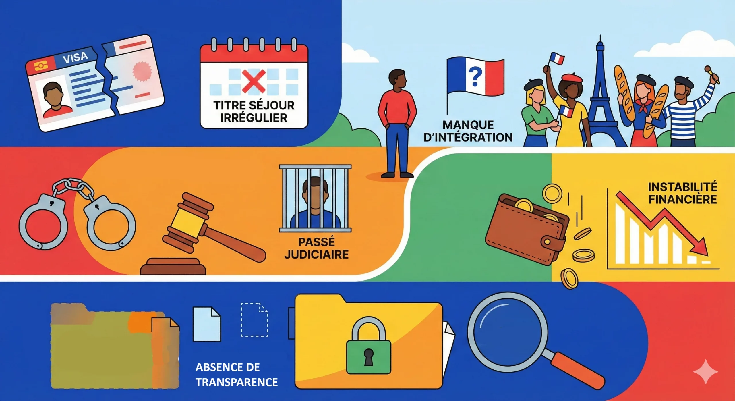 les 5 motifs de refus de naturalisation