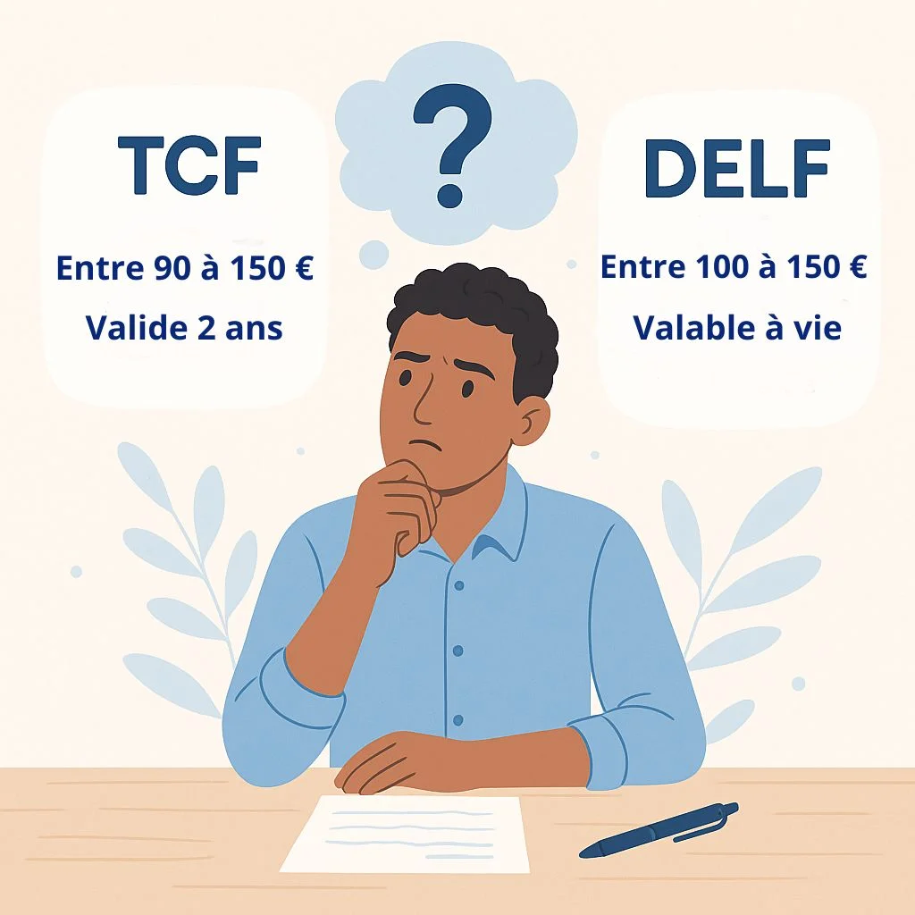 différences entre le TCF et le DELF