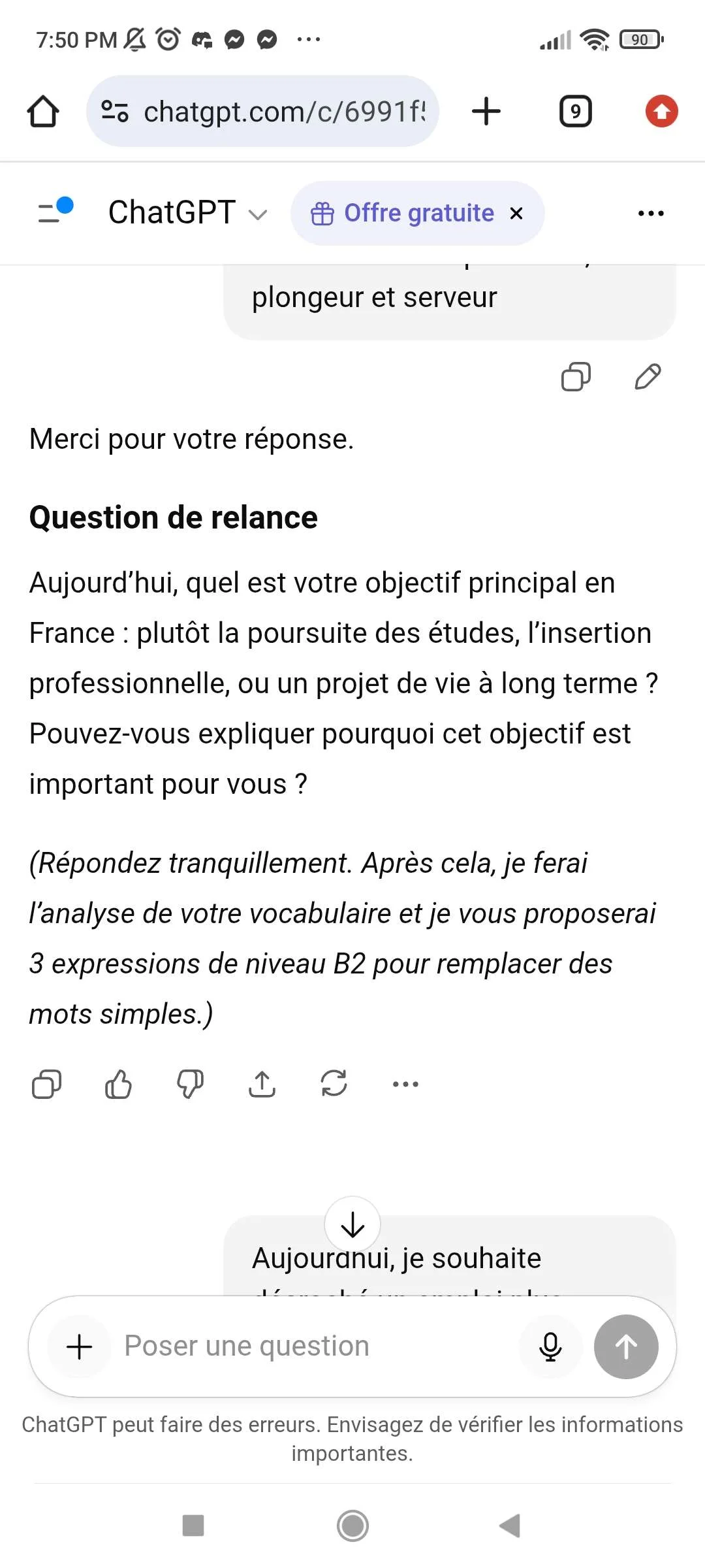 ChaGPT TCF naturalisation