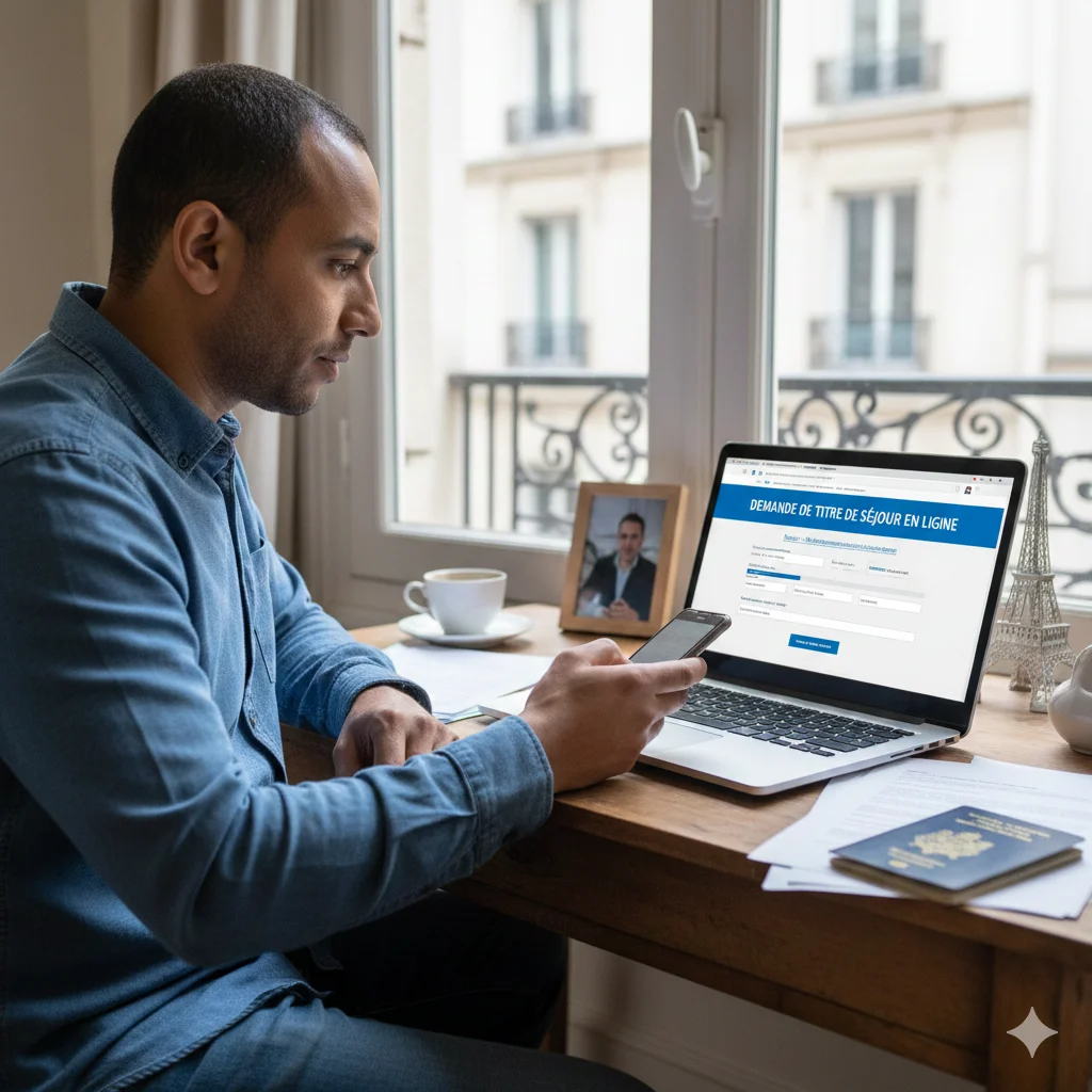 renouvellement automatique titre de séjour