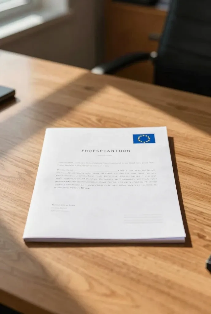 OQTF 2026 : document officiel et drapeau europeen sur un bureau